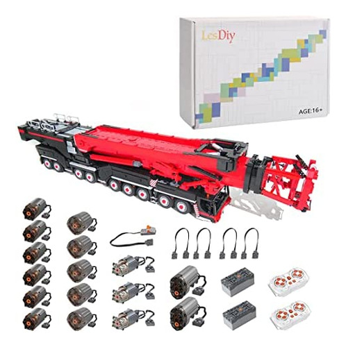 Kkxx Ltm-11200 Rc Crane Builds Bloks Kits Con 16 Motores, 12