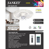 Ventilador Techo Luz Led Sankey Orbital Loco 6 Velo 19pulgad