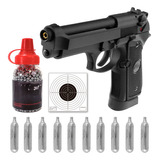 Pistola Aire Asg X9 Full Metal Blowback Balines Co2 Blanco T