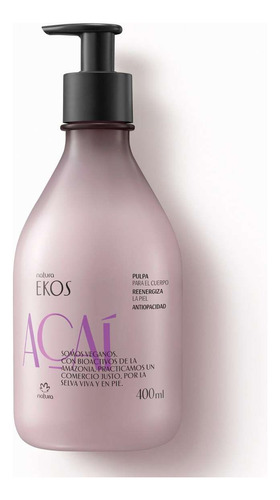 Pulpa Hidratante Corporal Ekos Açaí 400ml Natura 