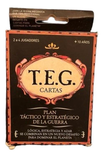 Juego De Teg Cartas 