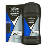 Rexona Clinical Desodorante En Barra Clean Hombre 46g