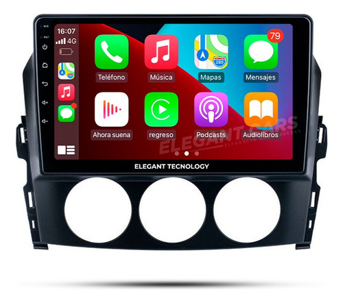 Autoradio Mazda Mx 5 Miata 2005-2015 4+64gb 8core Qled Foto 3