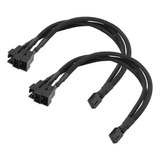 Yacsejao Cable Divisor De Ventilador Pwm De 4 Pines Con Fun.