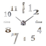 Reloj De Pared 3d Pequeño 50x50 Cm