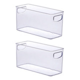 2 Und Organizador Diamond Banheiro Quarto Cozinha 901 Cor Transparente