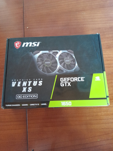 Placa De Video Geforce Gtx 1650 4gb Msi Ventus Xs Oc Oc