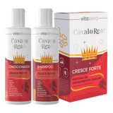 Kit Crescimento Capilar Cavalo Real Cresce Forte Vita Seiva