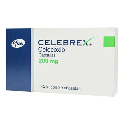 Celebrex Cápsula 200 Mg, 30 Cápsulas | Envío gratis