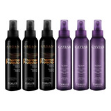  Protector Termico Argán Caviar Fidelite Combo Peluquero X6