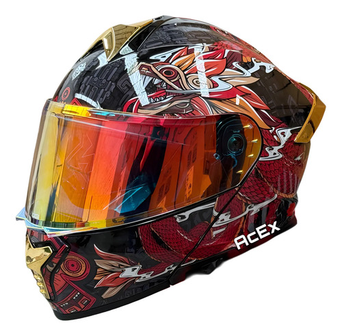 Casco Night Vision Kov Original Mexicano Quetzal Rojo Certif | Meses sin interés