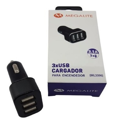 Cargador Para Auto 12/24v. 3 Usb 2,1a. Oferta!!