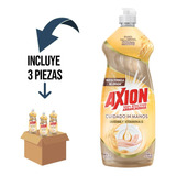 3 Pz Axion Lavatrastes Avena Y Vitamina E 640 ml