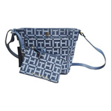 Bolsa Crossbody Tommy Hilfiger Mujer 69j7376 Color Azul Acero