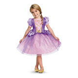 Disfraz Talla Small (2t) Para Niña Rapunzel Disney