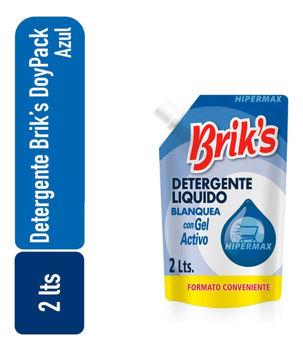 Detergente Blanco Briks 2lts Doypack