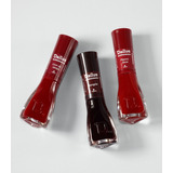 Esmalte De Uñas Finalização Dailus Queridinhos De 8ml De 3 Unidades Color Vermelho