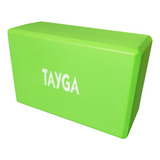 Bloque Yoga Block Eva Para Pilates Gym 23x10x15 Cm Color Verde