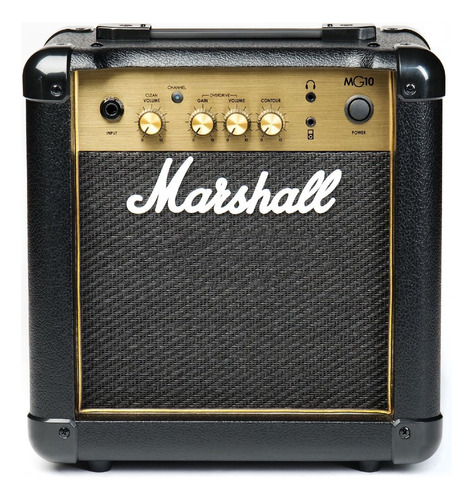 Cuo Amplificador Guitarra 1 X 6.5 10w Gold Marshall Mg10 G 