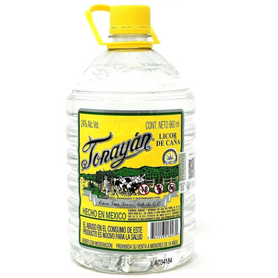 Licor De Caña Tonayan Pet Blanco Y Amarillo 960 Ml | MercadoLibre