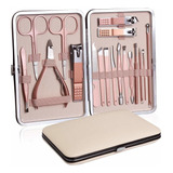 18 Set De Manicura Kit Aseo Profesional - L a $3969