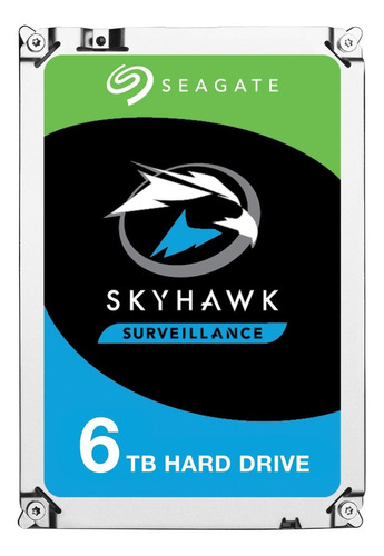 Seagate Disco 6tb 5400rpm Skyhawk Sata Uso Nvr/dvr Seguridad