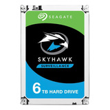 Disco Duro Interno Seagate Skyhawk St6000vx001 6tb Gris