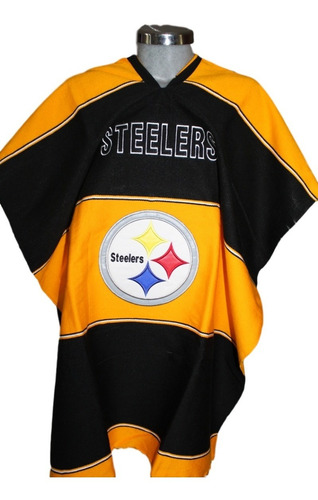 Jorongo Steelers Nfl Mexicano Artesanal Bordado