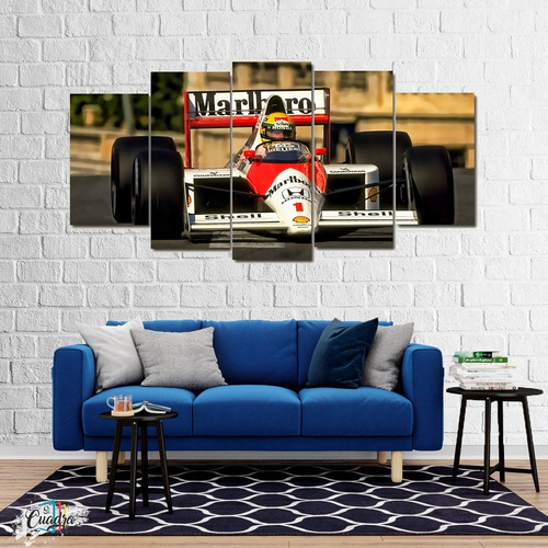 Cuadro Ayrton Senna Decorativo Personalizado Modelo 002