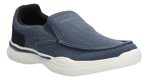 Slip On Hush Puppies Hombre Alfie Ii Azul