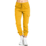 Pantalón Jogger Tipo Cargo Para Dama