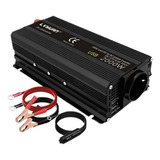 Inversor 12v/220v 1500w/2000w Con 2 Usb Y Adaptador Eu