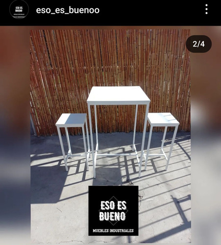 Mesa Tipo Bar + 2 Banquetas Altas Y Más Cosas 