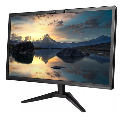 Monitor Brx Led 24 Polegadas Hdmi/vga C/ Webcam E Microfone