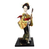 Estatua De Niña Geisha Japonesa De 12 Pulgadas, Muñeca