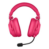 Headset Gamer Logitech G Pro X 2 Lightspeed Sem Fio Magenta