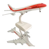 Avion A Escala 1:350, Avianca B747, De 19cms, Metálico. 