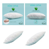 Set X 2 Almohadas Nube Aloe Vera Viscoelastica