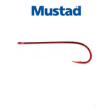 Anzuelo Rojo Mustad 90234 Npnr Bloodworm Pata Larga Variada