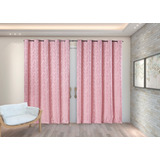 Cortina Jacquard Royal 4,00 M X 2,70 M - Sala Cor Rosa