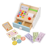 Caja Registradora De Madera Juguete Didáctico Montessori