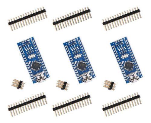 3 Nanoplacas Compatibles Con Ch340 Atmega328p Arduino