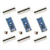 3 Nanoplacas Compatibles Con Ch340 Atmega328p Arduino