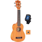 Ukulele Elétrico Shelby 21 Soprano Com Afinador