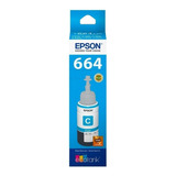 Tinta Epson T664 Cyan T664220 Or. - L475 L495 L220 L395 L365