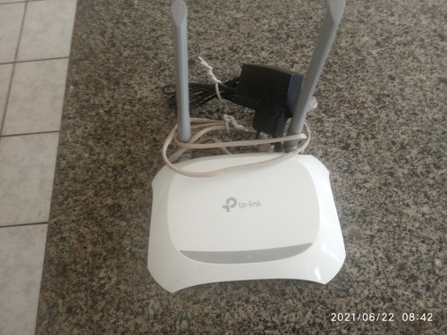 Roteador Tp-link Tl-wr849n Branco E Prata 110v/220v