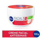 Creme Hidratante Facial Antissinais Nivea 100g 5 Em 1