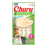 Snack Premio Gato Inaba Ciao Churu Pollo Ostiones (56gr). Np