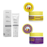 Kit 3 Cremes Clareador E Firmador De Bumbum E Esfoliante