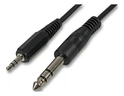 Cable Auxiliar Adaptador Jack 3.5mm - Jack 6.5mm Stereo 1.5m
